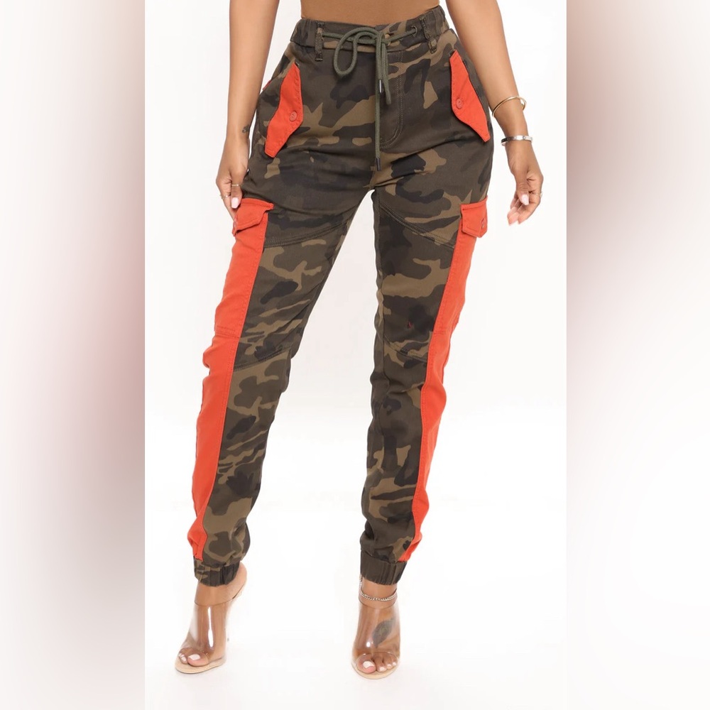 Camo Cargo Joggers by Fashion Nova, Women’s Size XL